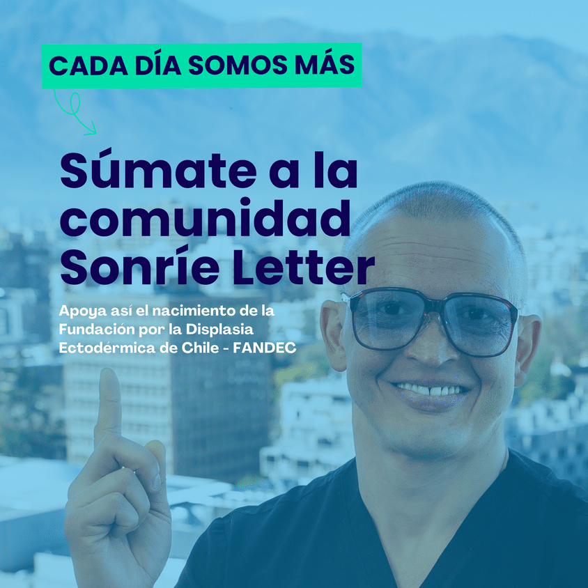 Súmate a la comunidad Sonríe Letter